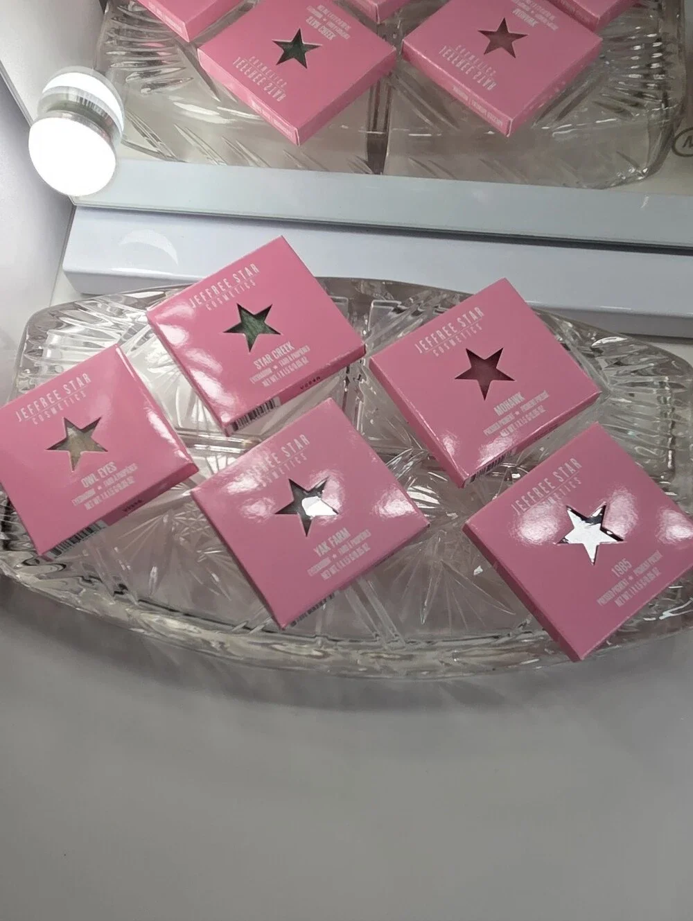 JEFFREE STAR ARTISTRY SINGLES 5 PC EYESHADOW BUNDLE NEW IN BOX